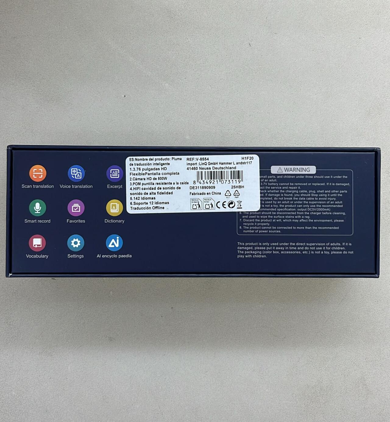 LÁPIZ TRADUCTOR CON INTELIGENCIA ARTIFICIAL